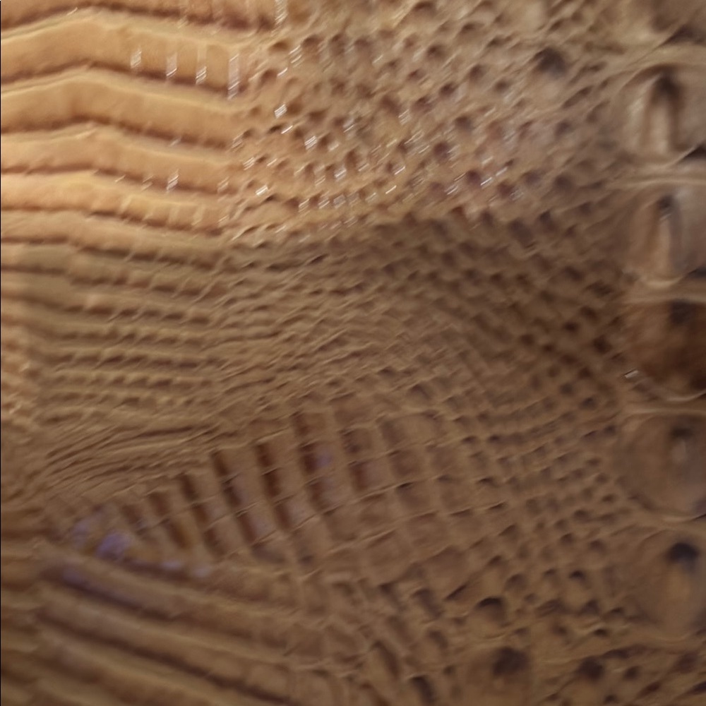 Marc Fisher Brown Crocodile Embossed Tote - Picture 5 of 13